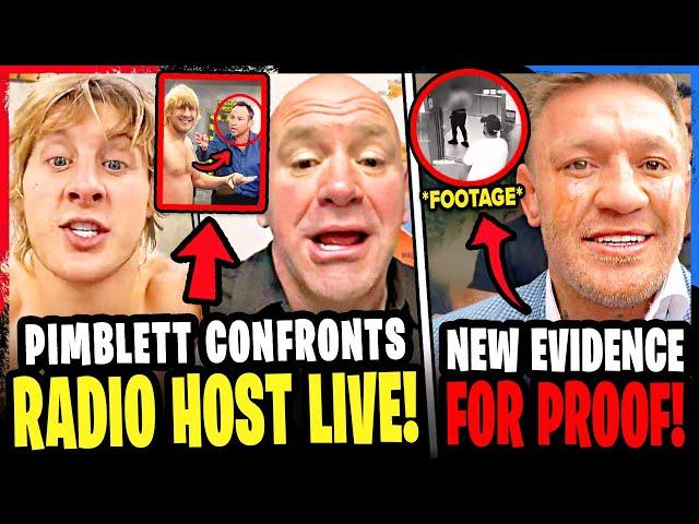 Paddy Pimblett gets HEATED with RADIO HOST! Conor McGregor INNOCENT with *NEW* CCTV FOOTAGE! Khamzat