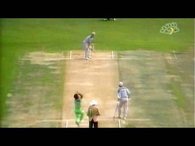 Aqib Javed slow ball wicket