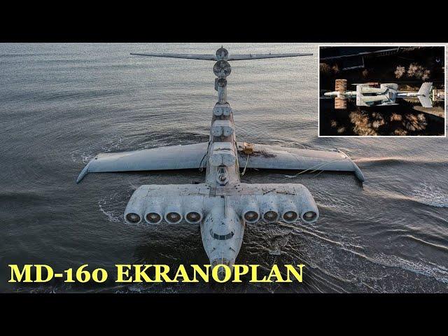 80's Soviet MD 160 Lun Class Ekranoplan Also Known As 'Utka' Will Be A Museum