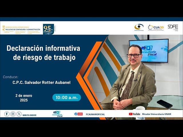 Declaración informativa de riesgo de trabajo | Consultorio Fiscal