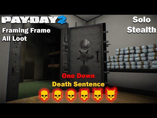 Payday 2 - Framing Frame - All Loot - DSOD - (SOLO - STEALTH)