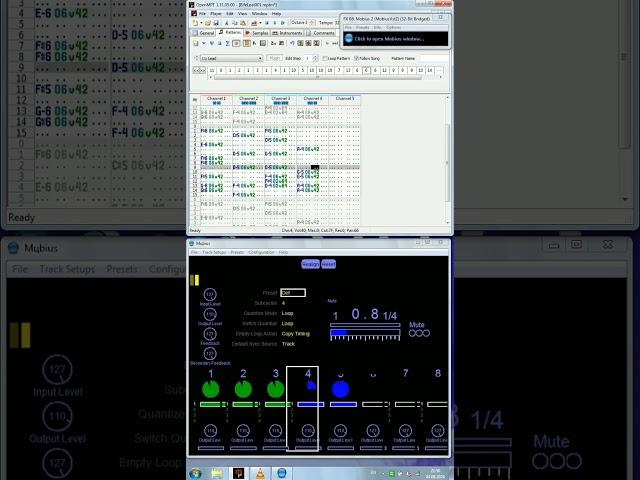 Tracker OpenMpt and Mebius looper