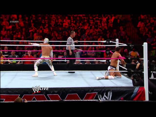 Rey Mysterio & Sin Cara vs. Team Rhodes Scholars: Raw, Oct. 29, 2012