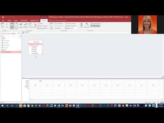 Activity 3 2   Creating a Query in Design View Using a Single Table