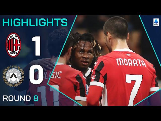 MILAN-UDINESE 1-0 | HIGHLIGHTS | Chukwueze wins it for Milan | SERIE A 2024/25