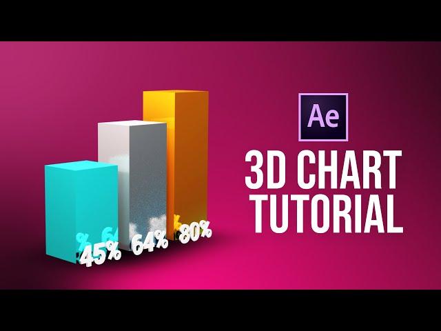 Create 3D Charts - After Effects Tutorial (Easy Method)