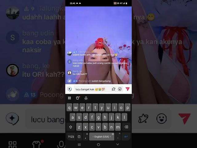 tiktok live hijab vita coklat brut banget lucu banget ntul² dance, chrt 2× 