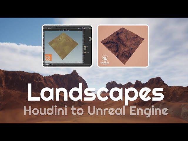 How to import a Houdini Heightfield as an Unreal Engine Landscape (on both UE5 & UE4)