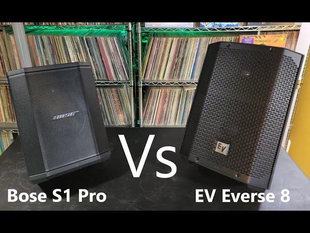 Electro-Voice Everse 8 VS Bose S1 Pro - Side By Side Shoot-Out (Attempt)