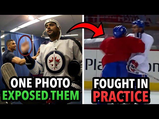 NHL Teammates who HATED Each Other