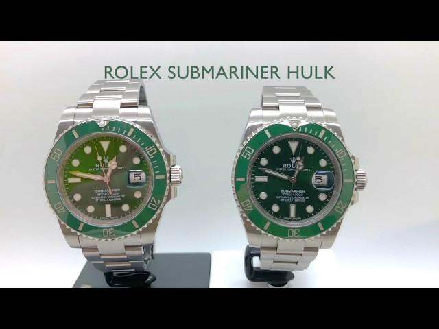 Rolex Hulk. Определяем подделку высокого уровня - ААА.