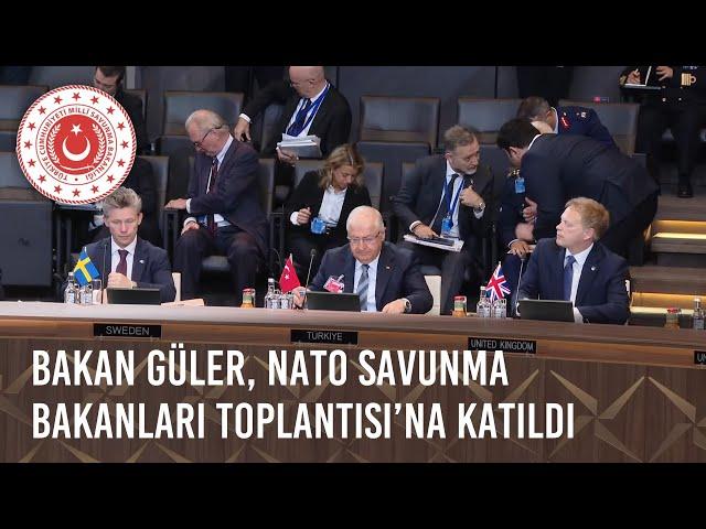 Millî Savunma Bakanı Yaşar Güler, NATO Savunma Bakanları Toplantısı’na Katıldı