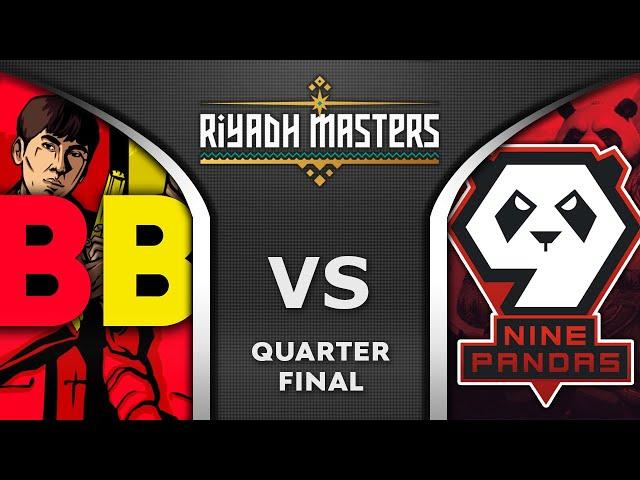 BB vs 9 PANDAS - IMPRESSIVE UPPER BRACKET! - RIYADH MASTERS 2023 Dota 2 Highlights