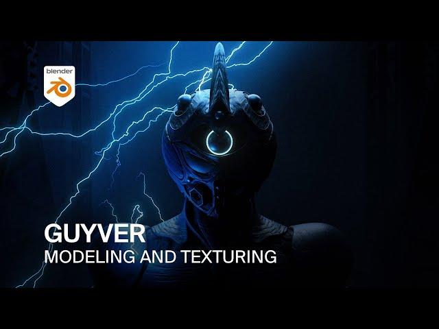 Guyver | Blender | Modeling texturing