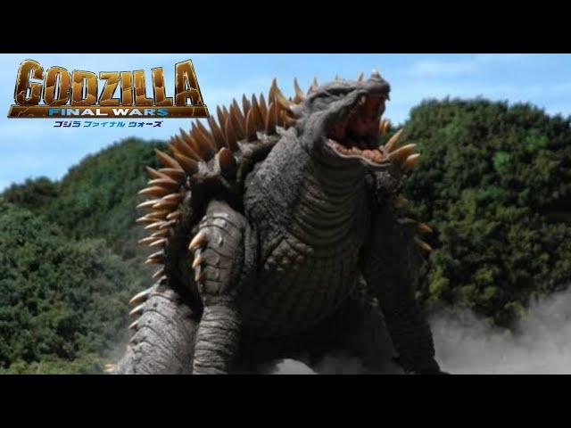 Godzilla: Final Wars [2004] - Anguirus Screen Time