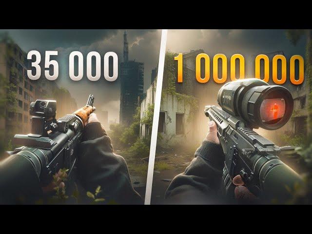 35 000 vs 1 000 000 М4А1 | Тарков