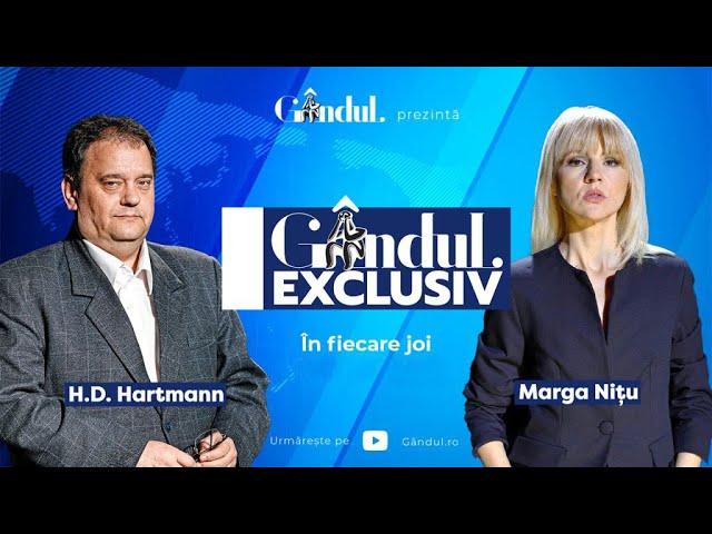 GÂNDUL EXCLUSIV, cu Marga Nițu și H.D. Hartmann: Trump. Reconfigurare traseu!