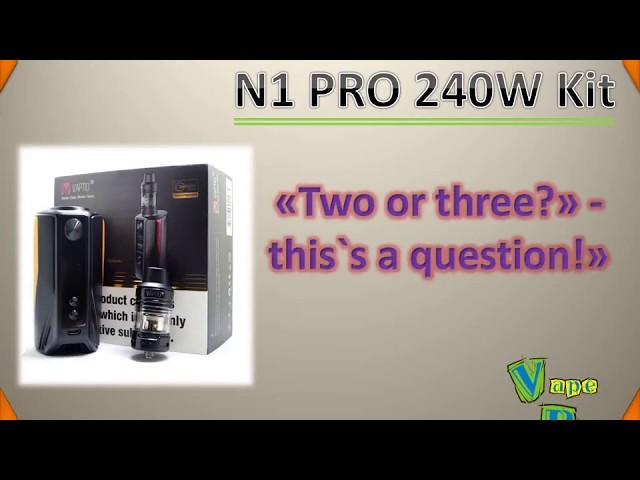 VAPTIO N1 PRO Kit english version