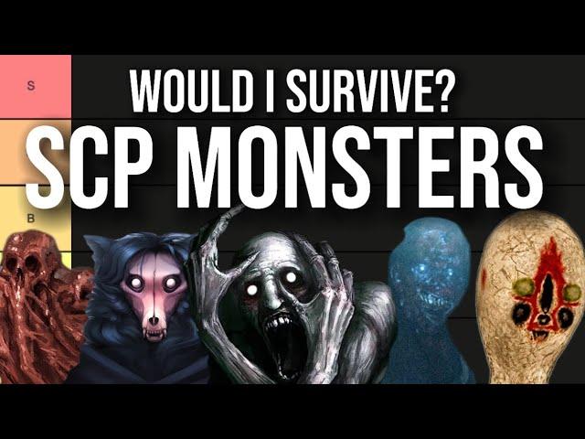 Would I Survive These SCP MONSTERS? (Tier List)