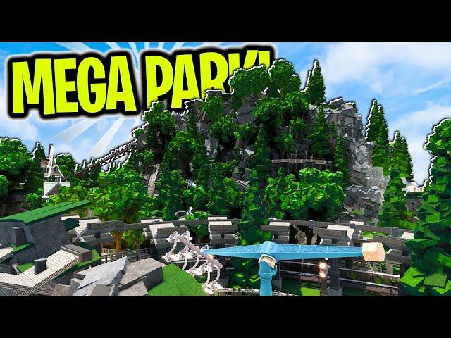 This Theme Park Tycoon 2 MEGA PARK Is INCREDIBLE...