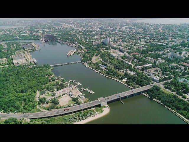 Mykolaiv from a bird's eye view / City of shipbuilders aerial