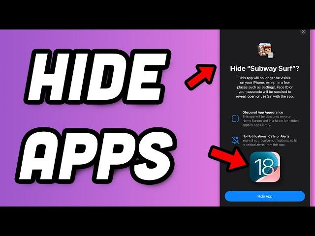 iOS 18: How To Hide Apps On iPhone