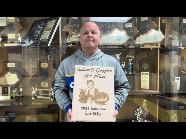 Interview with David Richey the first inductee into the Caldwell County Grapplers Hall of Fame