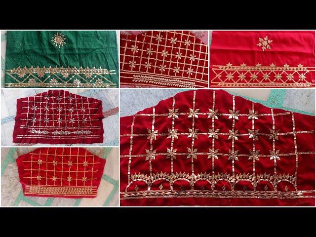 Gota Patti embroidery sleeves designs / gota patti work / manisha suthar