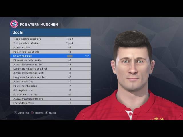 PES 2017 | Lewandowski facebuild