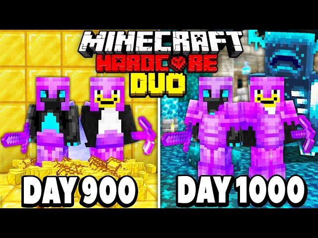 We Survived 1000 Days in HARDCORE Minecraft...