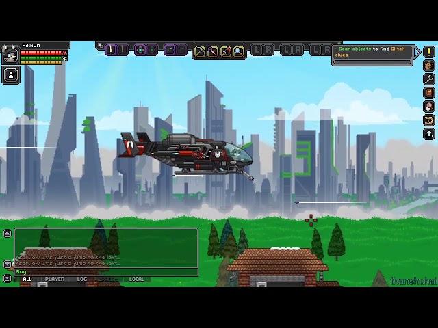 Starbound WolFen Gunship Mod Preview (Old Version)