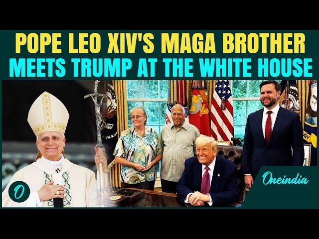 Pope Leo XIV’s Brother a Big Trump Fan! Pope’s Brother, Louis, Poses With Trump at White House