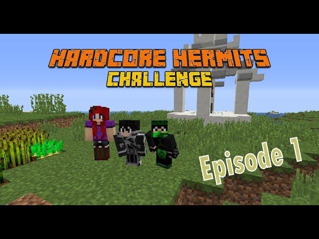 Hardcore Hermit Challenge Ep. 1 - A True Stonemason (ft. Hudinio and sassyrogue)