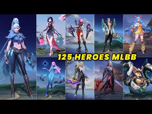 Master the Legends: All 125 Heroes in Mobile Legends Bang Bang - Ultra HD 2024 Showcase!