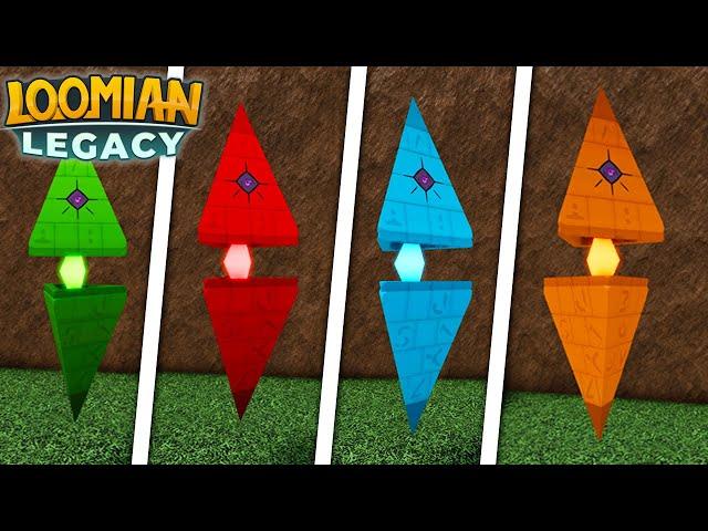 How To Get Every COLORED Pyramind in Loomian Legacy!