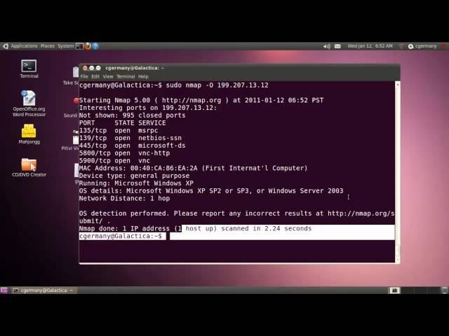 Using NMAP - Part 2 of 2 - Ping Sweeps, Port Scans, IP Spoofing and Gathering Information