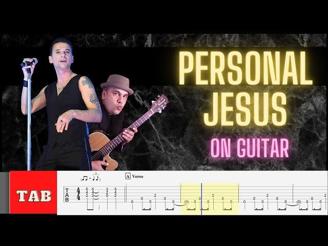 Personal Jesus | Fingerstyle | Depeche Mode guitar cover with TABS