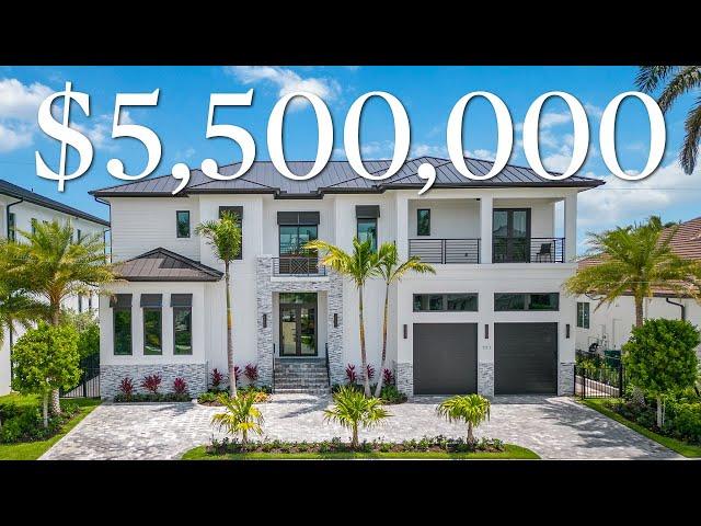 Tour a $5.5M Luxury Waterfront Home in Marco Island Florida