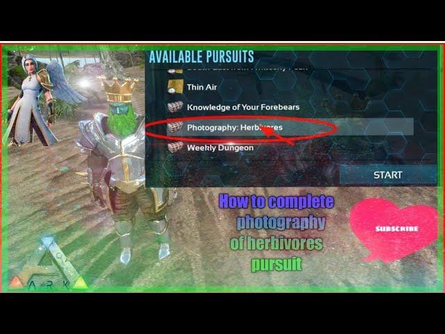 How to complete photography of herbivores/ #ark pursuit/Ark survival evolved / Tamil/English/ 2021️