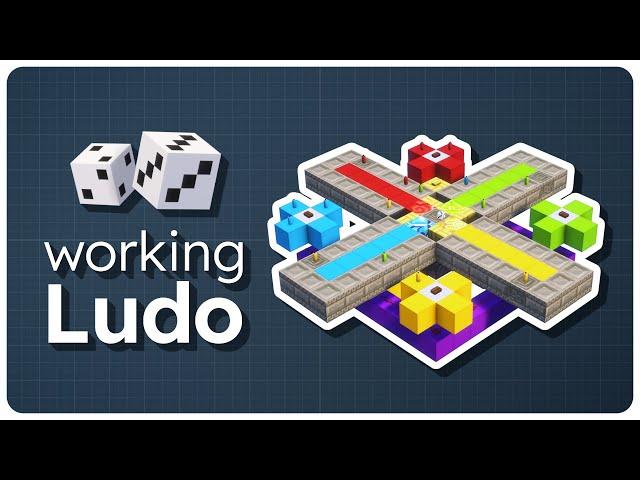 Working Ludo (Mensch ärgere Dich nicht) | Minecraft Java 1.21.3 Redstone Tutorial