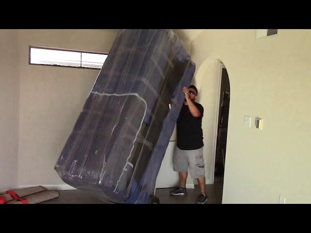 Moving a Sofa from the third floor apartment