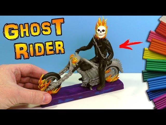 HOW TO MAKE GHOST RIDER | Modelling Clay Tutorial