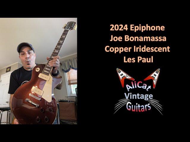 Unboxing - Joe Bonamassa Epiphone Copper Iridescent Les Paul