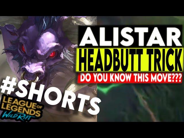 Did you know this Alistar Trick? - League of Legends Wild Rift