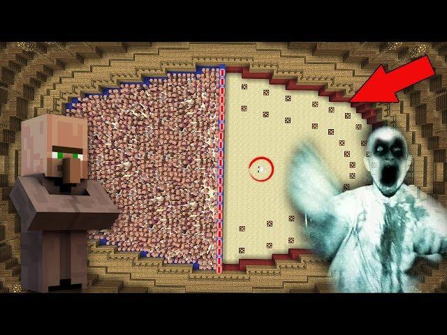 1 ПРИЗРАК ПРОТИВ 10000 ЖИТЕЛЕЙ В МАЙНКРАФТ | Компот Minecraft