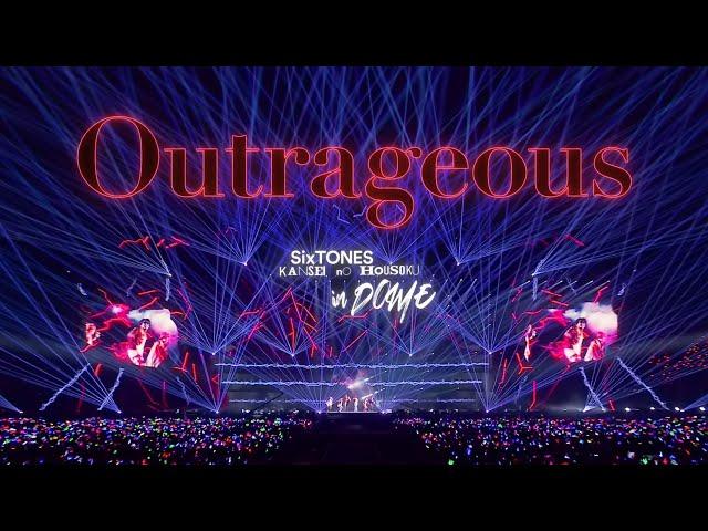 SixTONES (w/English Subtitles!) "Outrageous" from LIVE DVD/BD KANSEI no HOUSOKU in DOME