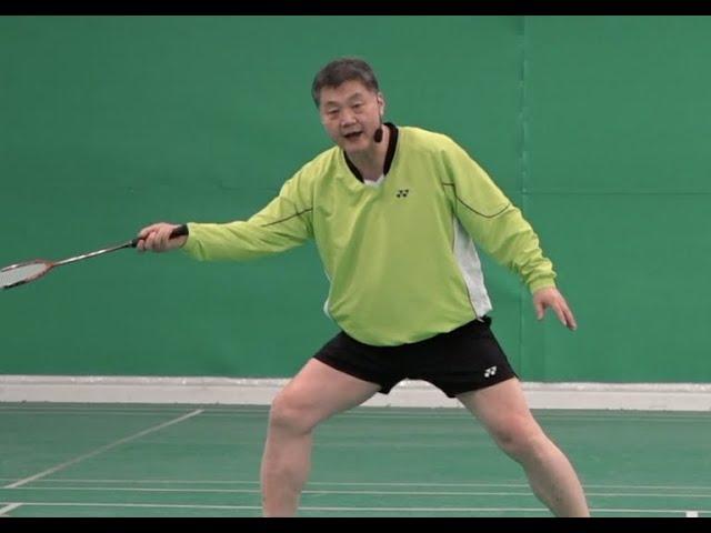 Badminton Footwork Skills-The "Recovery Step" The Wrong & Right Way 2 Not Keeping Two Feet Apart