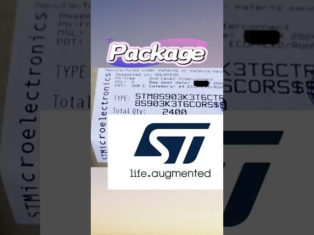 ST Series STM8S903K3T6CTR STM8S Application Specific Line(STM8 8-bit MCUs) #stmicroelectronics #ic