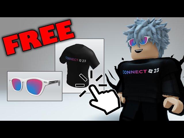 HURRY! GET FREE CONNECT 2023 T-SHIRT AND SHADES ROBLOX ITEM! (2024)