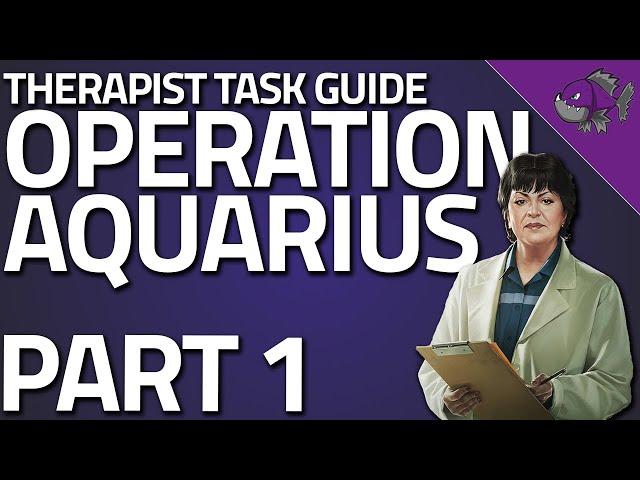 Operation Aquarius Part 1 - Therapist Task Guide - Escape From Tarkov